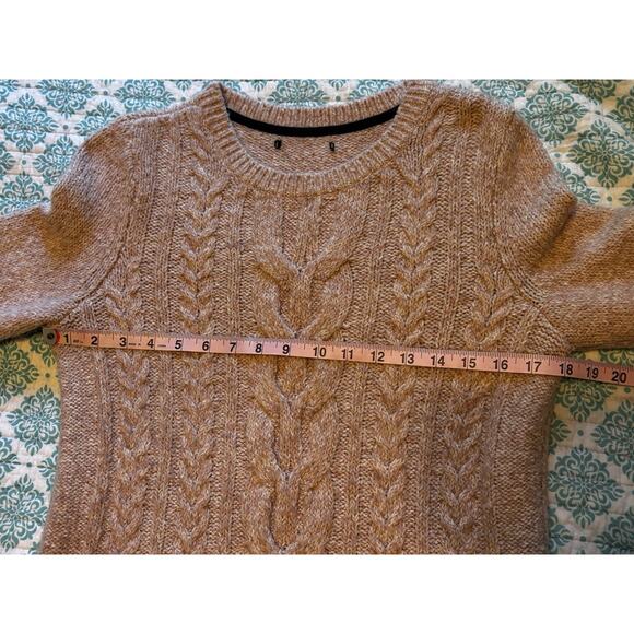 Tommy Hilfiger Womens Sweater Pullover Cable knit Rose Pink XL Comfy Soft - Picture 8 of 8